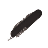 Black 8-Function Multi-Tool Pocket Knife - 3 1/2"