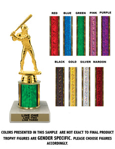 Traditional Single Column - 08" Trophy